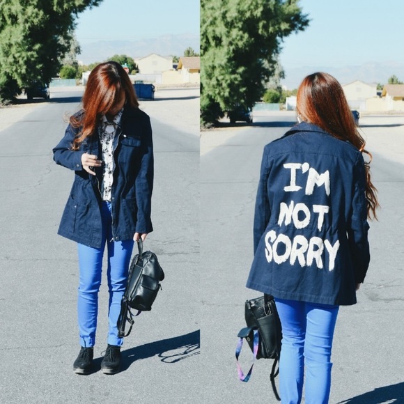 I’m Not Sorry Jacket - Picture 3 of 8
